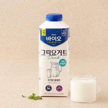 매일 그릭요거트 드링크 무가당플레인 710ml