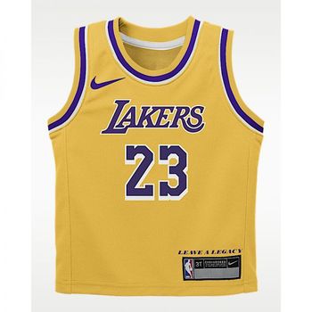 [해외] 나이키 르브론 제임스 로스엔젤레스 LA 레이커스 아이콘 에디션 토들러 베이비 키즈 나이키 NBA
