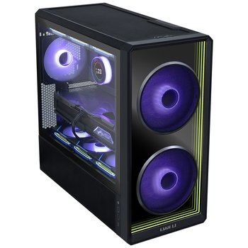 리안리 LANCOOL 217 INF 미들타워 케이스 블랙