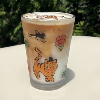 까치와 호랑이 물전사 컵 만들기 DIY 키트