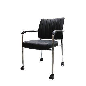히트가구  CZ542 PU 스틸 바퀴형 체어