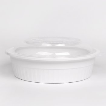 [BW] 아구찜 갈비찜 해물찜 배달 포장 PP 원형 찜용기+뚜껑포함 (특대) 100세트