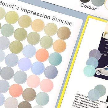 다꾸스티커 문구 다이어리 구미기 스티키 원형 학용품 문구/사무용품