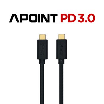 APOINT 에이포인트 USB-IF PD3.0 케이블 USB 3.1 C 4K 고속충전 / 1M