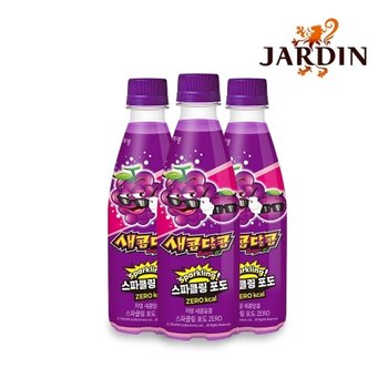 새콤달콤 스파클링 포도 제로 350ml x 24pet