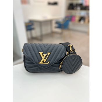 [중고] 루이비통 뉴 웨이브 멀티 포쉐트 크로스백 블랙 M56461 152230383