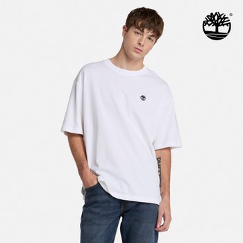 [신세계백화점]26SS  팀버랜드 박스핏 트리로고 티셔츠 화이트 A6AF7 100