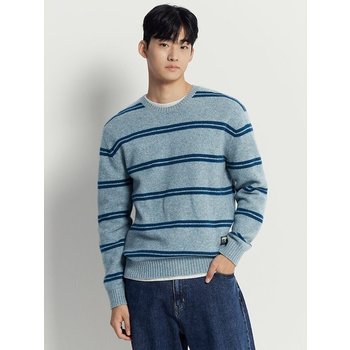 푸즈예티 스트라이프 니트 스카이 블루 (BC5X51C61Q)