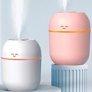 무드등 LED 저소음 대용량 스마일 USB 가습기 간편 원룸가습기 가습기