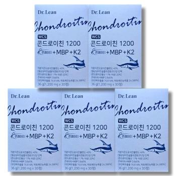 닥터린 콘드로이친 1200 콘레이티 MBP+K2 30정 5박스 (S45329943)