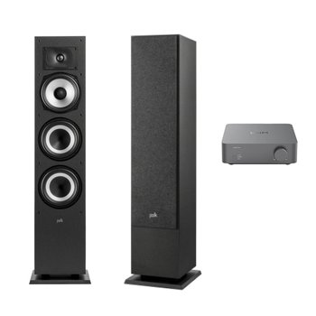 WiiM(윔) Vibelink Amp + 폴크오디오 XT60 오디오 스피커