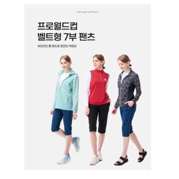 프로월드컵 HC11 Q223-7625 여성벨트형7부팬츠 Q223-7626 (S38792442)