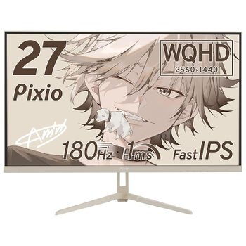[해외] Pixio PX278 WAVE 베이지 게이밍 모니터 27인치 180Hz WQHD 2년 보증 귀여운
