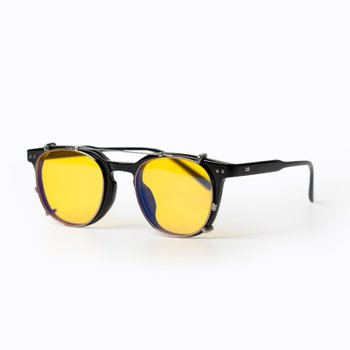 LOOKI 루크아이 모델로 바지코 블랙 클립 데이렌즈 블루라이트차단 수면안경