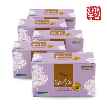 화개농협 [농협] 화개장터 현미녹차25티(37.5g)x5박스(125티)