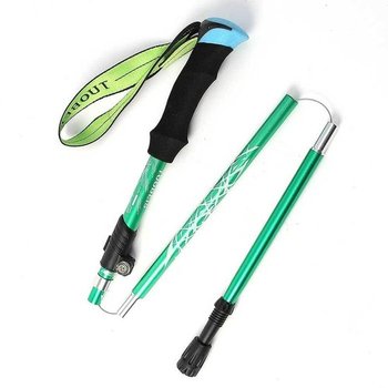 [MEN1NQM9_53DJ]접이식등산스틱 접이식 등산스틱 그린 5단