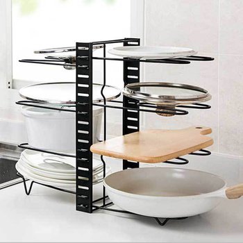 OMT 8단 철재 후라이팬정리대 싱크대 정리 주방용품