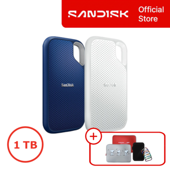 샌디스크 익스트림 포터블 SSD 1TB 외장하드 로얄블루/화이트 사은품 풀패키지
