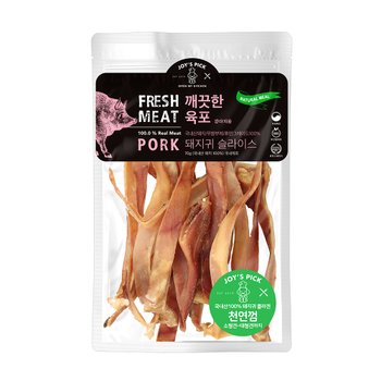 조이스픽 깨끗한육포 돼지귀슬라이스 70g