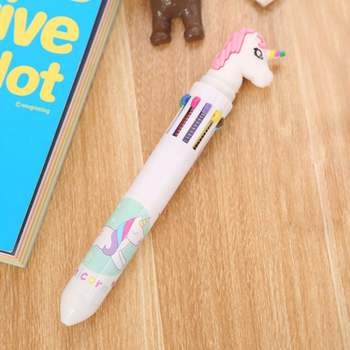 컬러 볼펜 사무실 10색 매직 유니콘 10색볼펜 다색 한국