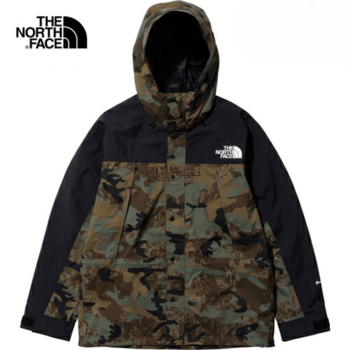 [해외] 노스페이스 재팬 노벨티 마운틴 바람막이 레인 라이트 자켓 고어텍스 카모 NP62237