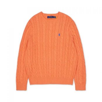 MNPOSWE16822547-800-26 POLO RALPH LAUREN [ 10]케이블 니트 코튼 스웨터-오렌지 4711396