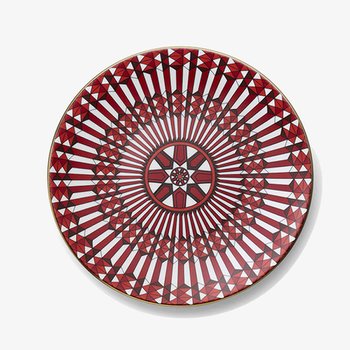 BACCARAT 아르카디아 레드 플레이트 16cm