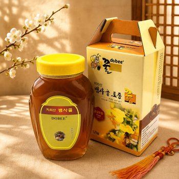 [9/22(화)오전09시까지 주문시, 명절전 도착][지리산뱀사골] 사양벌꿀 잡화 1.2kg (병/선물용박스)