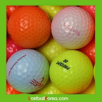 로스트볼코리아 [중고] 동절기 형광 칼라볼 혼합 B+급 50개 로스트볼