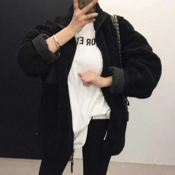 [오노마] ONM 여성 20 윈터 아우터 대 따뜻 양면 후리스 루즈핏 스 (28463539)