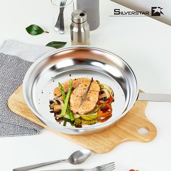 실버스타 OOH 316고급 통오중 무연마제 인덕션IH 스텐후라이팬 28cm..