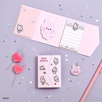 [VCL40343]메모 - 미니니 문구 문구사무용품 학용품(BT21)