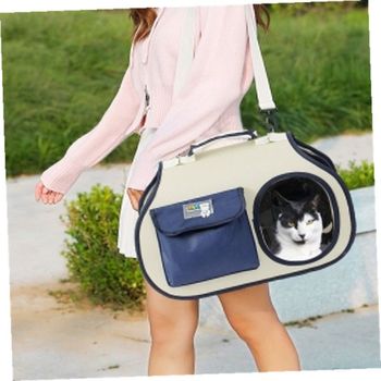 애견가방 댕냥이랑반려동물이동가방(네이비)반려묘이동백 애견이동가방 강아지가방