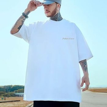 포커페이스 프린팅 반팔 티셔츠 (WEBDD1E)