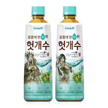 상품상세 참조 HK이노앤 헛개수 500ml 24개 X 레이븐2 제휴 이벤트
