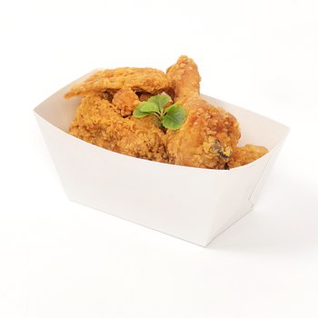 일회용 삼분의 일 접시 치킨트레이 용기 1박스 300개