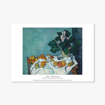 Still Life with Apples and a Pot of Primroses - 폴 세잔 032