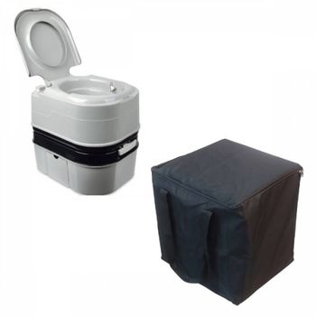 휴대용수세식화장실 풀세트 24리터 전용가방포함 야