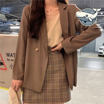 여성간절기 박시핏 블래이저 자켓 세미정장 (WFH1BJX)