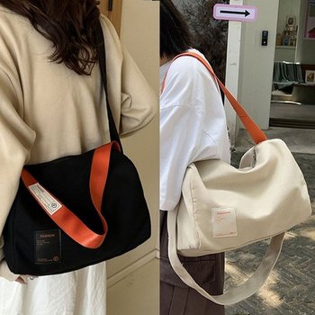 쇼퍼백 루시엔 코디 면 여름가방 숄더백 캔버스 여성에코백 여름가방 쇼퍼백