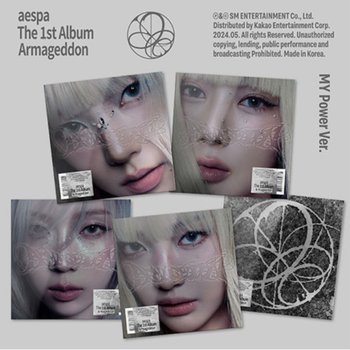 [중고] 개봉앨범 포카 없음 / 에스파 (aespa) - 정규1집 Armageddon (MY Power Ver.) 5종세트
