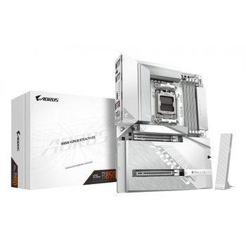 [해외] GIGABYTE B850 AORUS STEALTH ICE ATX 메인보드 화이트 B850 A STEALTH ICE MB6787