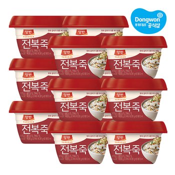 [㈜동원F&B][S][동원] 양반 전복죽 285g x12개
