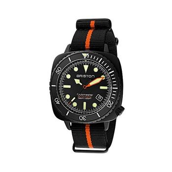 [해외] 독일 브리스톤 시계 BRISTON 블랙 Diver Pro Automatic 워치 20644.PBAM.B.34.NBY 스트랩. 14837
