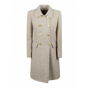 여성 니 Length 코트 HENNIE750023T1159 베이지 /8