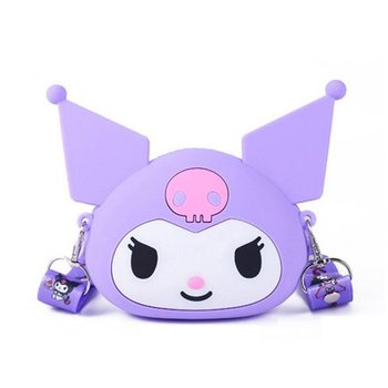 크로스백 미니 여성가방 토트 숄더 에코 슬링백 쿠로미 빅페이스 실리콘백퍼플