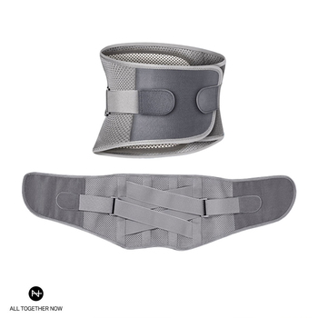 물리치료사가 판매하는 올투게더나우 바른자세 디스크 고급 회색 허리 보호대