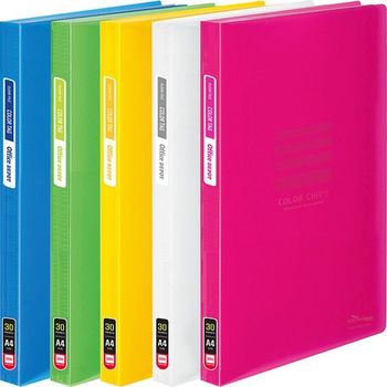 칼라텍 320KRZ85 클리어화일 A4 30P 노랑 OfficeDEPOT