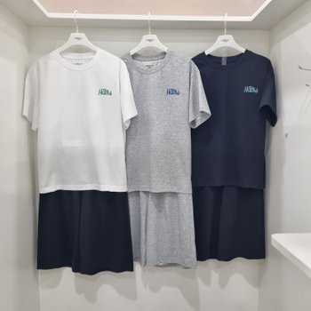 깔끔 쿨링 반팔 티 5부 트레이닝 바지 세트14570-031-414-32