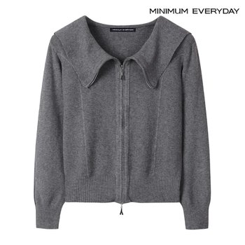 [미니멈 에브리데이]세일러 카라 투웨이 집업 가디건 (EB3CK033D)